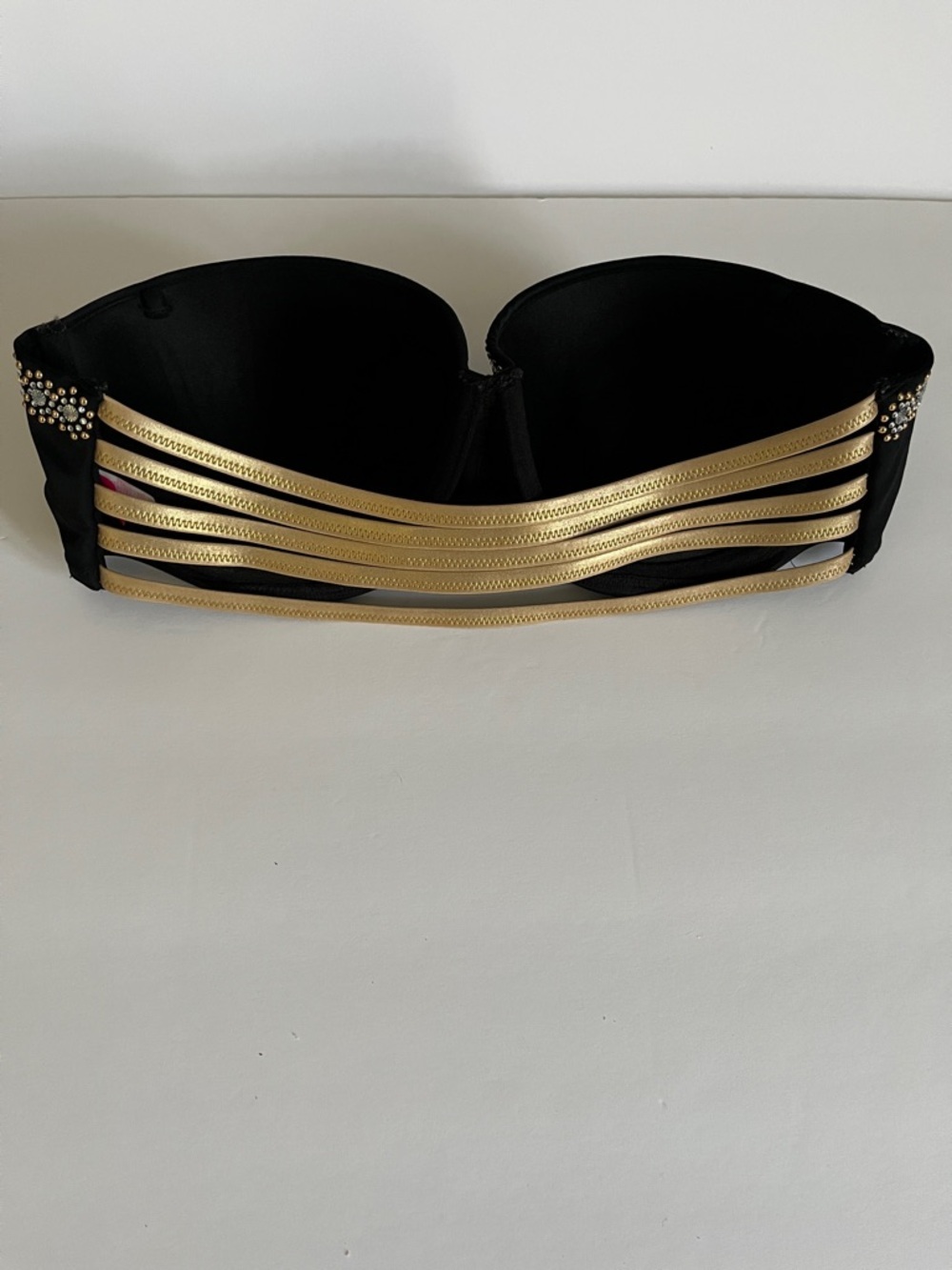 Victoria’s Secret Strapless Bandeau Bikini Top 34D/ViX Paula Hermann Bottoms XS - Picture 5 of 16